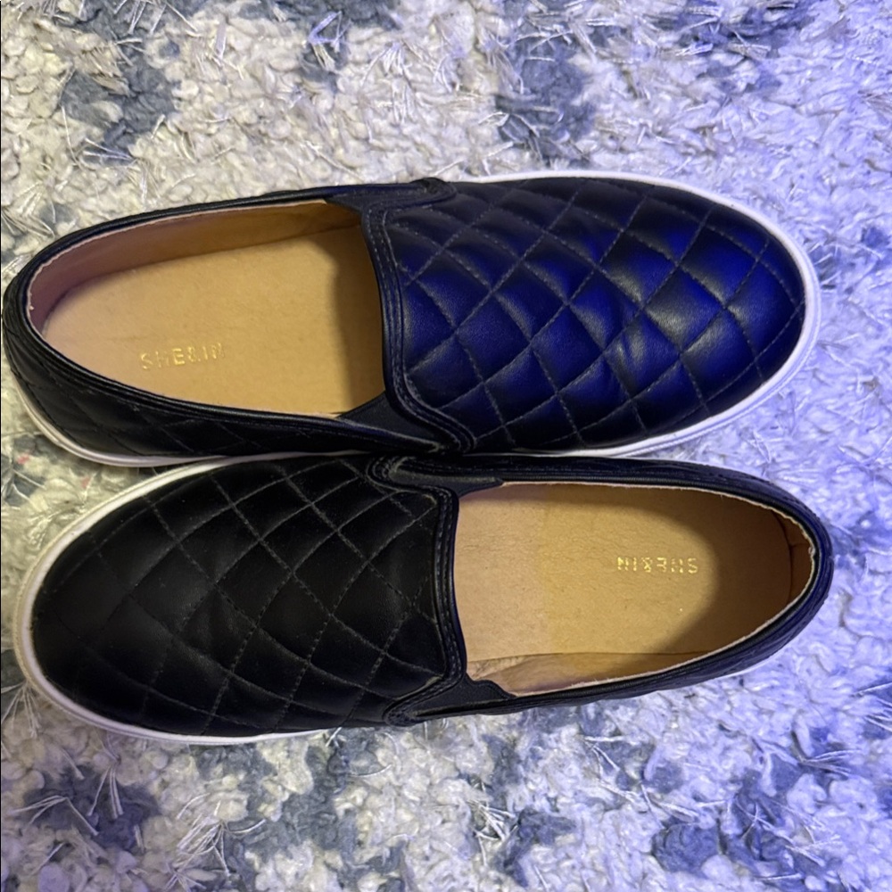 Black Slip-On Loafers
